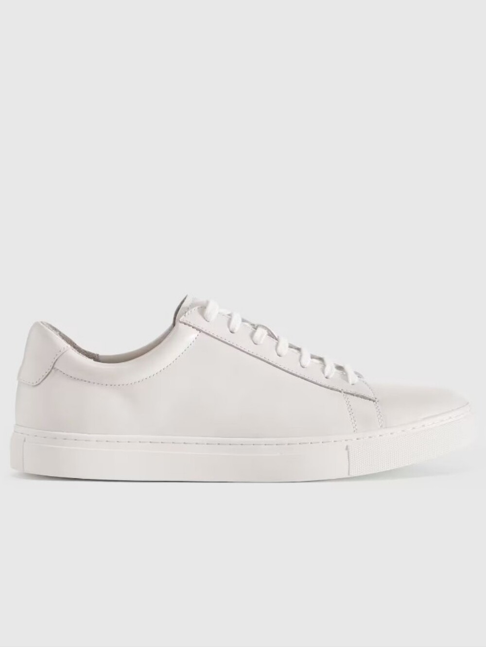 Quince Italian Leather Everyday Sneaker - light grey